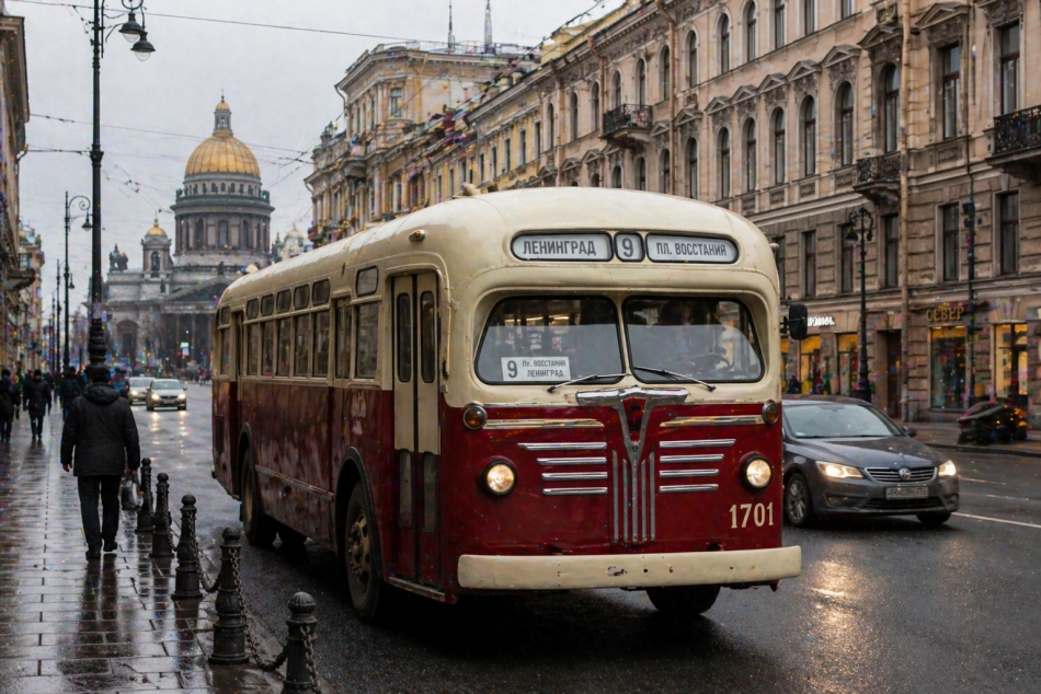 ЗИС-155: автобус, изменивший городской транспорт Ленинграда в 1950-х